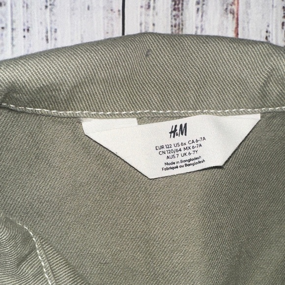 H&M‎ Cotton twill Jacket Sz. 6 - Picture 2 of 10